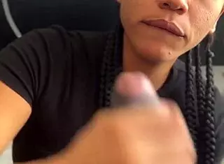 stepsis best friend sneaks in for sloppy blowjob, swallow my cum?