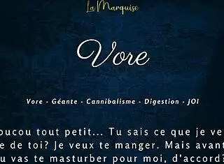 giantess french joi makes you cum huge!