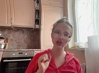 huge kinky glasses fetish long nails tease