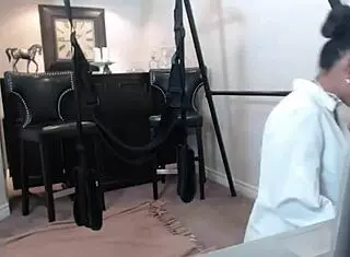 maxine x delivers wet solo show, slapping big tits ass and pussy with toys in milf masturbation frenzy