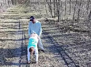 Fucked Outside While Drone Caught Every Thrust
