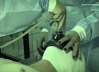 Mistress April, punish this patient's cock with your medical torment now!