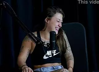 Damiana's naughty interview turns wild with vovô moai in porn cast brazil part 6