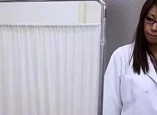 Petite Japanese Nurse Teases Then Swallows Client Cum In Hospital