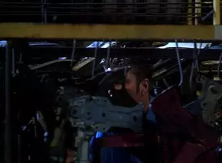 Agent Couple Fucks Quick In Stolen Warehouse Bent Over Doggystyle Cum Close Up