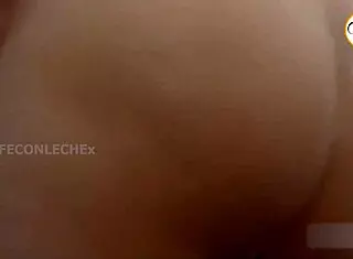 Stepmom gives intense blowjob to stepson secretly from husband close up pov cum in mouth