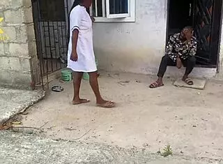 sexy nurse bends over fucks patient doggystyle rough quickie