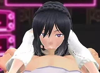 Cute MMD Girl Performs Erotic Fellatio Action
