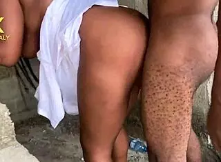 sexy nurse bends over fucks patient doggystyle rough quickie