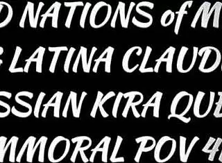 curvy latina claudia bavel gangbanged hard trained into big tits cum slut