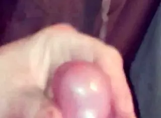 first time stroking my small cock homemade fun 😏🔥