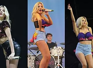 Mollie King Jerk-Off Guide in Gentleman's Contest