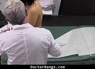 whoa busty babe's shy checkup turns wild with doc's monster cock 😈🍆💦