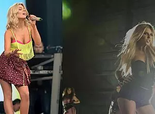 Mollie King Jerk-Off Guide in Gentleman's Contest