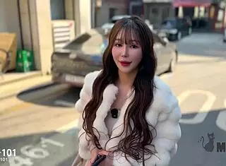 Submissive Korean's busty perfect body hides wild cravings underneath