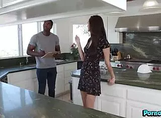 Latina Eliza Ibarra Slammed by Big Black Muscular Cock!