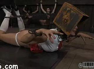 you won't believe this crazy rough bdsm pussy pounding