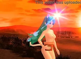 Hatsune Miku full nude cat costume mod diva
