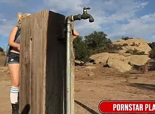 hey samantha, wanna trim mindi's wild bush in the garden?