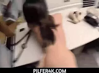 Hot Asian Thief Aurora Winters Stripped And Fucked Pov