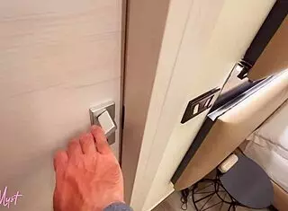 Stepson Stumbles on Stepmom Eva Myst's Dripping Hairy Cunt