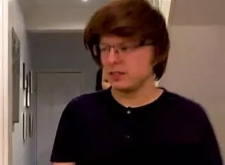 Curvy Milf Fucks Two Nerds in Wild Threesome