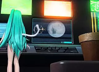 Hatsune Miku full nude cat costume mod diva