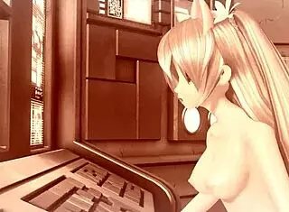 Hatsune Miku full nude cat costume mod diva