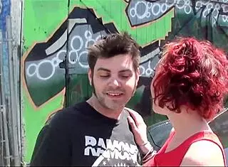 nasty homemade couples go wild outside bedroom with deepthroat facials
