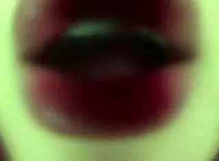 close up tongue dives deep into wet pussy lips clit