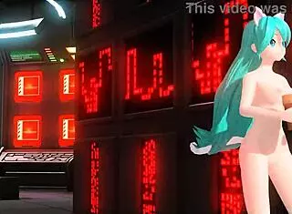 Hatsune Miku full nude cat costume mod diva