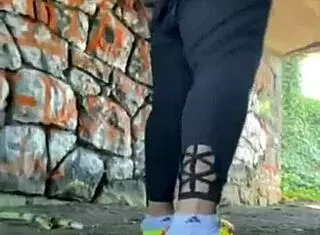 stumbled on black monster cock ravaging wet milf outdoors