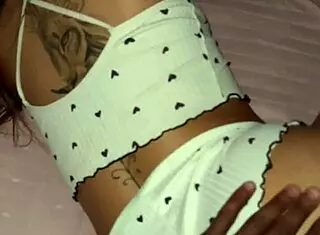 Caught sis-in-law in bed pounding her tight pussy raw