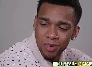 Busty milf strips lingerie seducing daughter's handsome black boyfriend