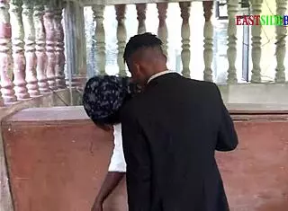 church site inspection turns into ebony bbw doggystyle creampie bang