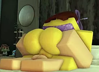 noob bikini slut shemale bends for femboy's deep fuck