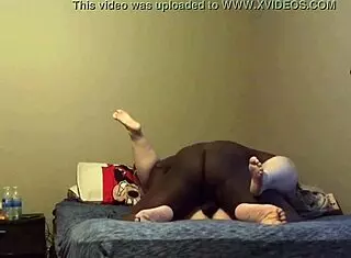 bbw wife cheats missionary style with fat black cock lover