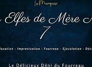 Les Elfes de Mère Noël 7 French Femdom Denial Tease in Sheath