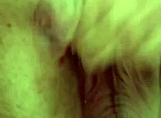 uncut tattooed cock erupts handsfree from anal prolapse fisting