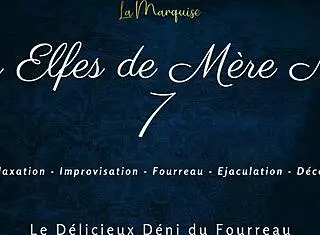 Les Elfes de Mère Noël 7 French Femdom Denial Tease in Sheath