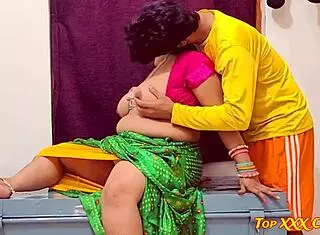 hot sexy bhabhi caught horny from blue film gets grabbed fucked hard!