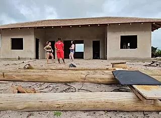 Carpenter's Surprise Threesome Payment From Big Ass Brazilian Bosses! 🔥🍑💦