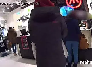 gorgeous czech teased in mall then pov pounded