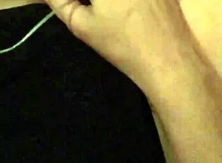 Watch my wife rub pussy as i jack off then clean creampie cum from her fucked hole.