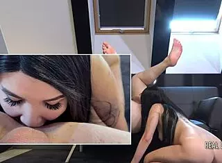 rlp 71 lady dee worships ass rimming brunette close-up