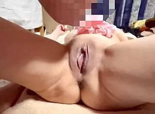 shaved asian milf pussy closeup 77 days post virginity loss wet licking