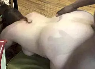 thicc white slut get manhandled n bbc pounded doggystyle...