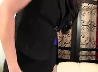 Landlord, my shaved pussy takes your huge cock doggy instead of rent payment Nikki Daniels? 😏🍆💰