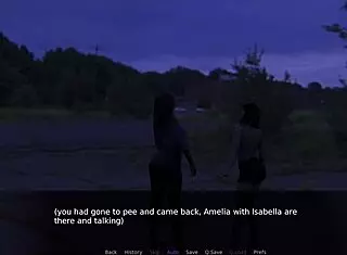 wanna dive into brunette small tits in amazons horror porn play?