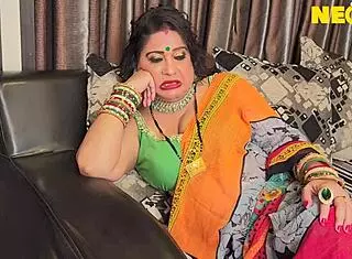 chubby desi bahu screams as harami sasur ji fucks wet hairy pussy rough